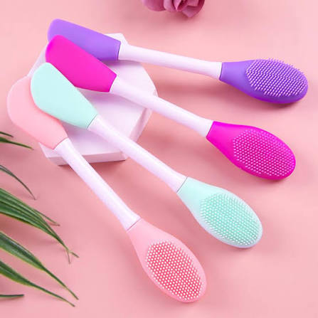 Dual-Sided Silicone Mask Brush: Precision Skincare Made Easy