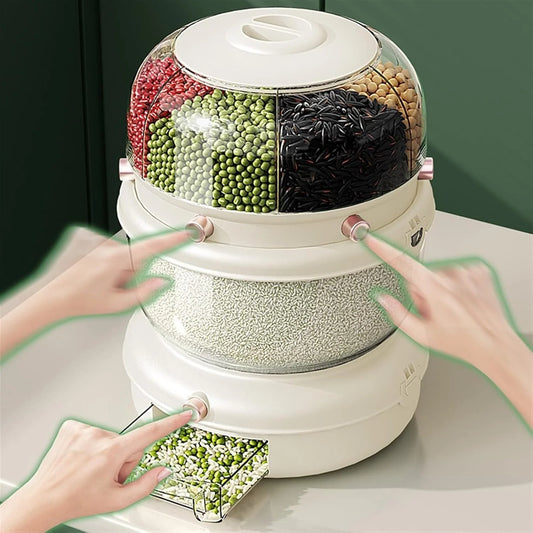 Dual-Tier Food Distribution Storage Box