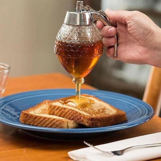 Easy Pour Transparent Honey Jar