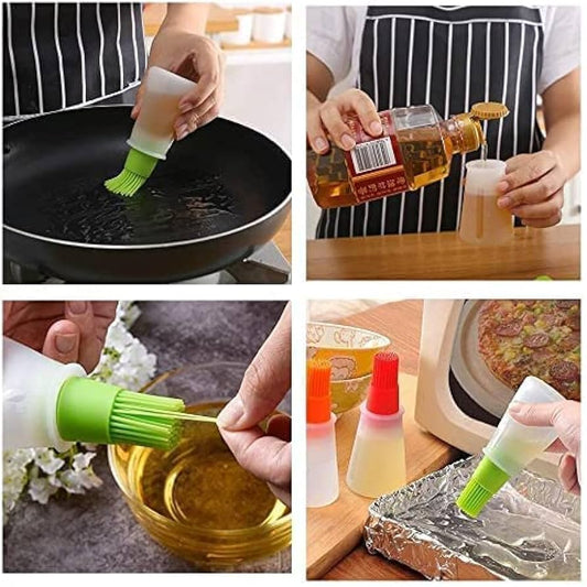 Easy Squeeze Silicone Oil Brush Bottle