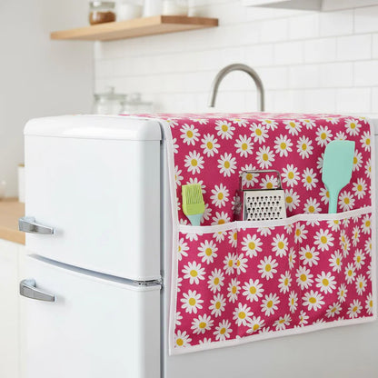 Fridge Cover Organizer – Dustproof, Kitchen Accessories 
