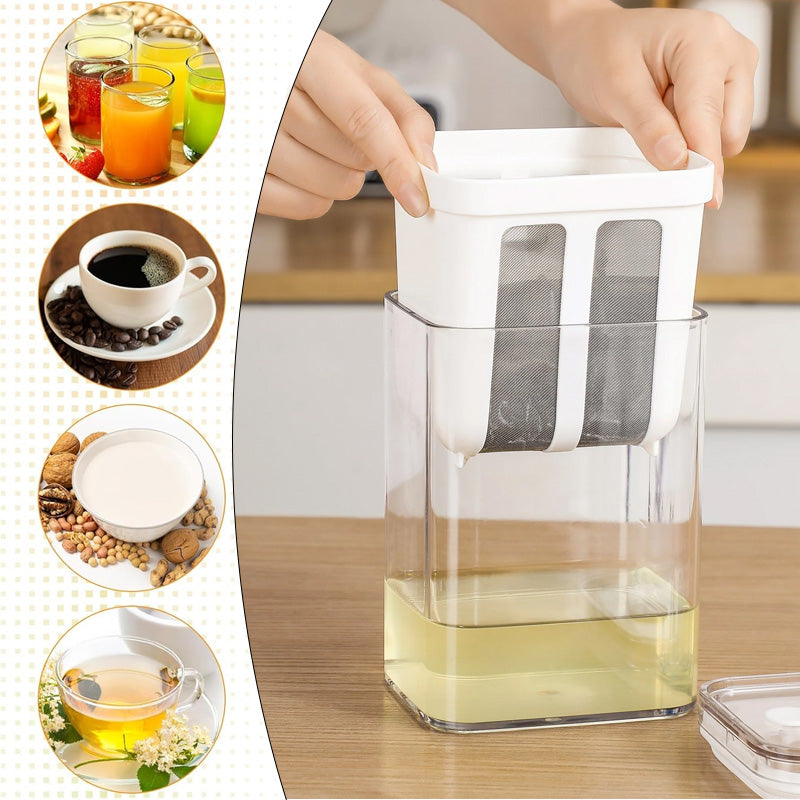 Greek Yogurt Maker with Strainer – 1100ML Kitchen Food Filtering Container