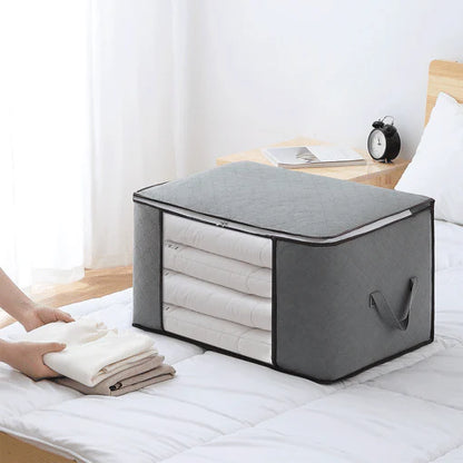 Grey Dustproof Storage Bag, Wardrobe and Organizer 