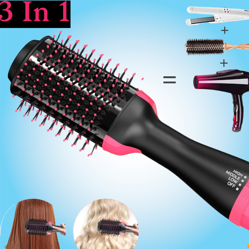 Hair Dryer & Styler Brush, Health and Beauty 
