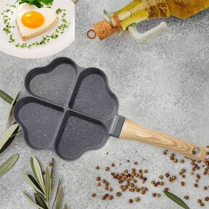 HeartCraft 4-Cu,p Egg & Pancake Pan, Kitchen Accessories 