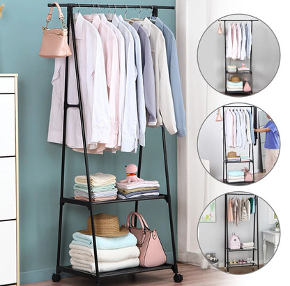 Heavy-Duty Triangle Coat Hanger – Multi-Functional Clothes Storage Rack