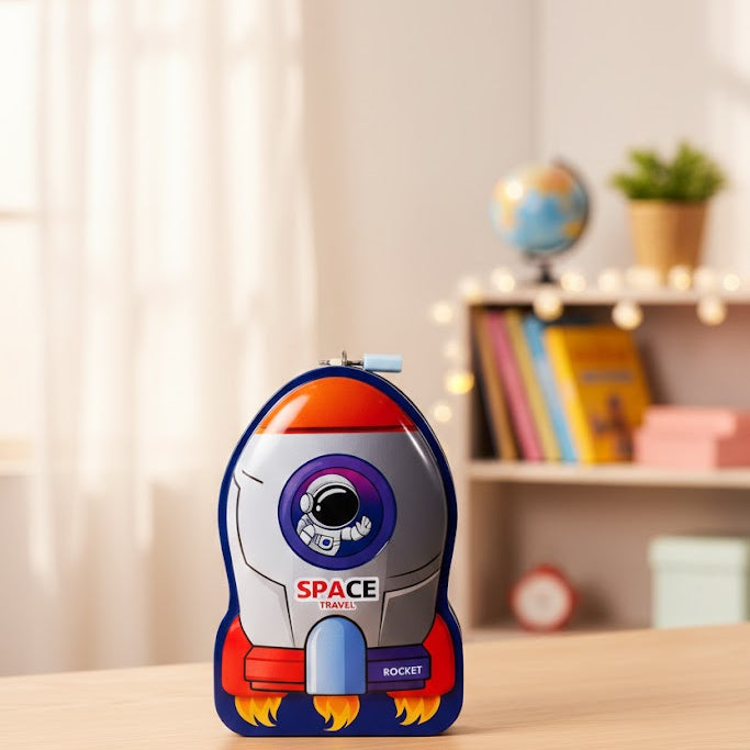 Heavy Duty Metal Money Saving Box, Babies and Toys 