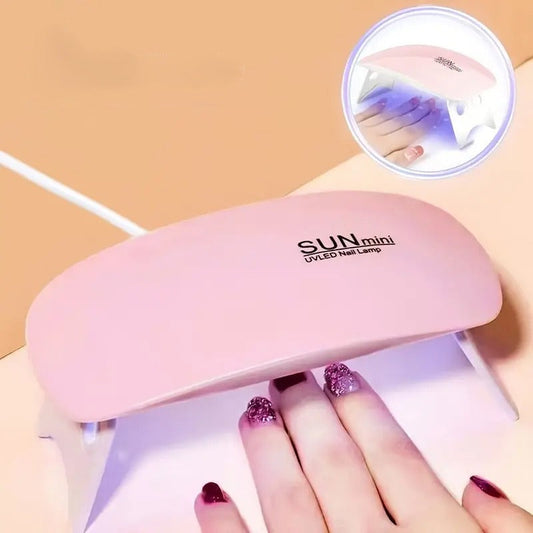 High-Power Mini UV Gel Nail Lamp, Health and Beauty 