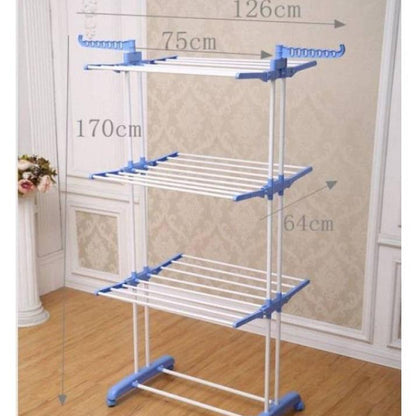 Indoor 3 Tier Foldable Laundry Rack