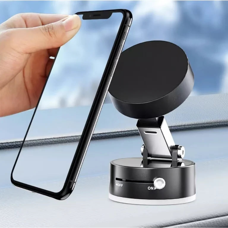 Vacuum Suction Mobile Holder – Secure & Adjustable Phone Stand