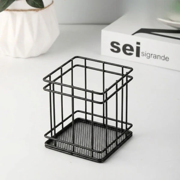 Iron Storage Basket for Desktop – Strong, Modern & Handy