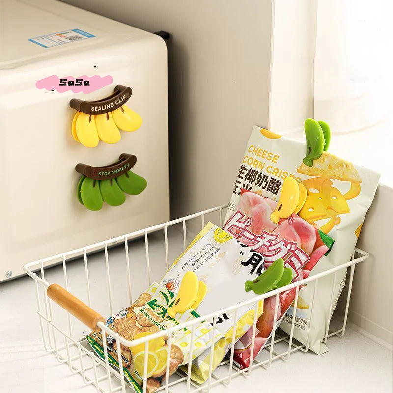 Kitchen Bag Sealing Clips – Banana Design Food Storage Closures