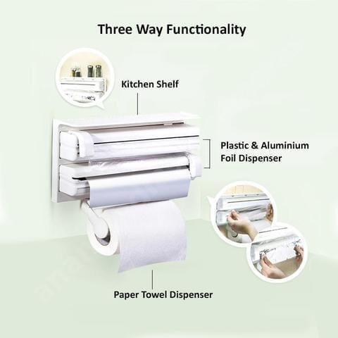 Kitchen Multi Purpose Tissue Foil Role Dispenser