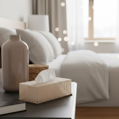 Knit & Knot Designer Tissue Box, Home and Living