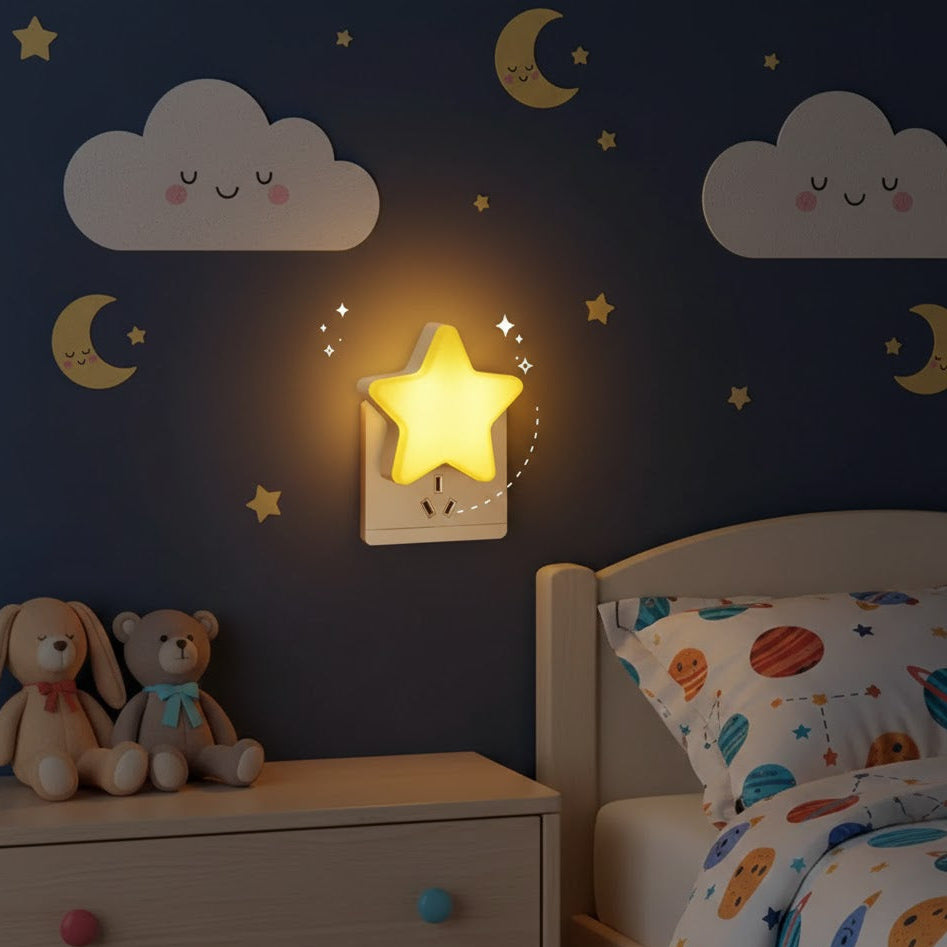 LED Stars Shape Night Lamp – Low Power, Home and Living 