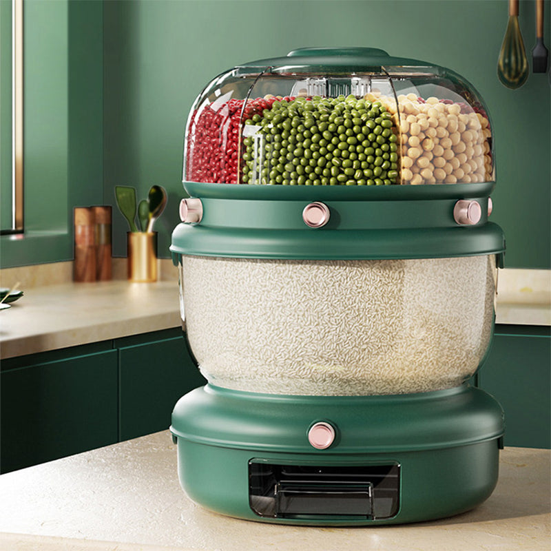360° Rotating Dry Food Storage Organizer