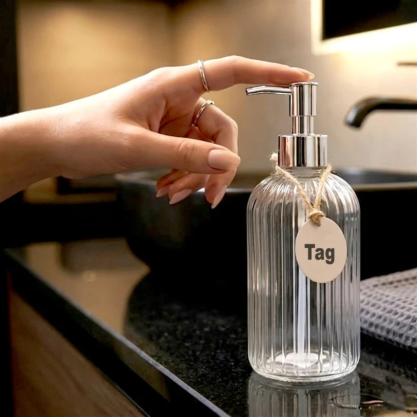 Linear Design Liquid Soap & Lotion Dispenser (Random Color)