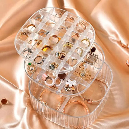Luxe Acrylic Jewelry Organizer Case