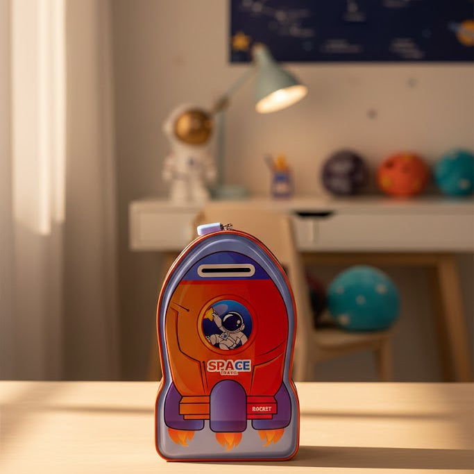 Metal Savings Box – Practical & Secure Money Keeper, Babies and Toys 