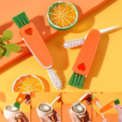 Mini 3-in-1 Carrot Cleaning Brush –