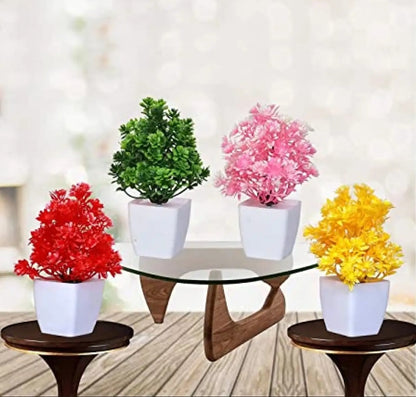 Mini Artificial Plants Set of 3  – Stylish Indoor Home Decoration