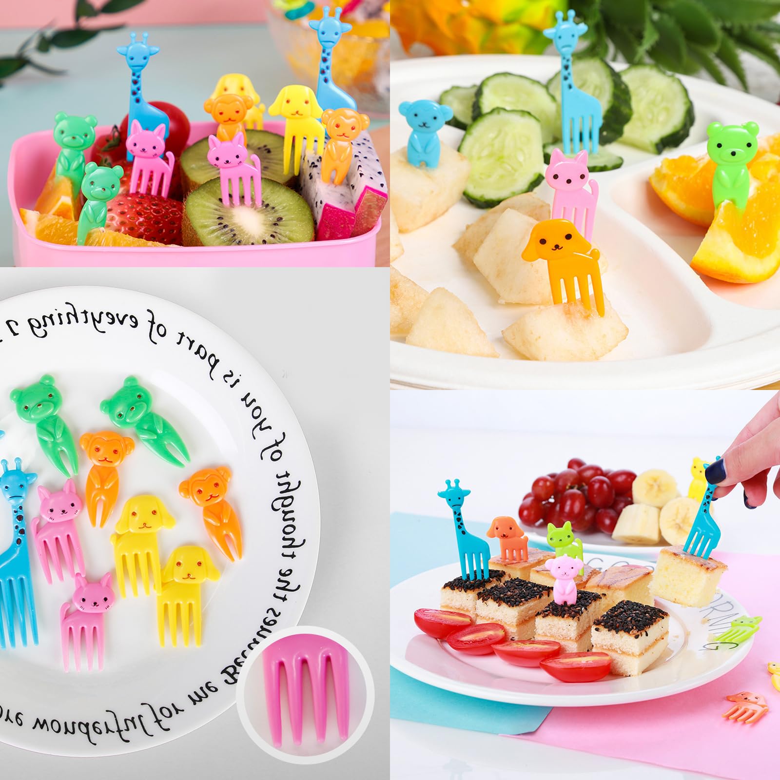 Mini Cartoon Fork Set for Kids