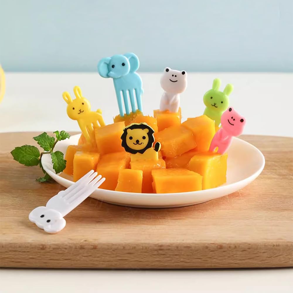 Mini Cartoon Fork Set for Kids