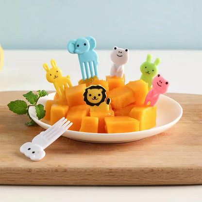 Mini Cartoon Fork Set for Kids