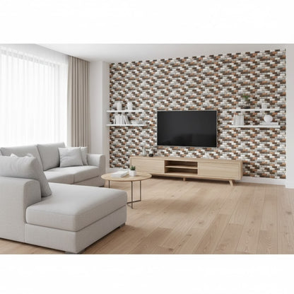 Mosaic Style Tile Stickers (24pcs), Home and Wall Decor 