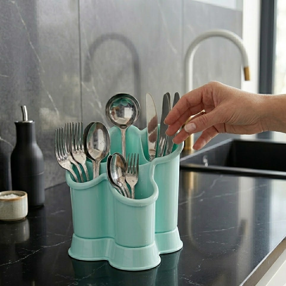 Multi-Section Kitchen Utensil Organizer