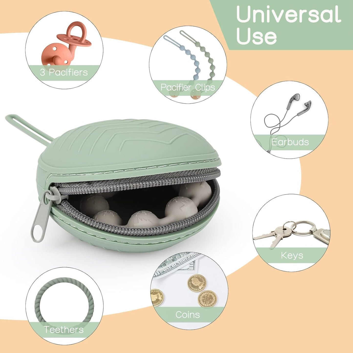 Multi Purpose Silicon Protective Storage Case 