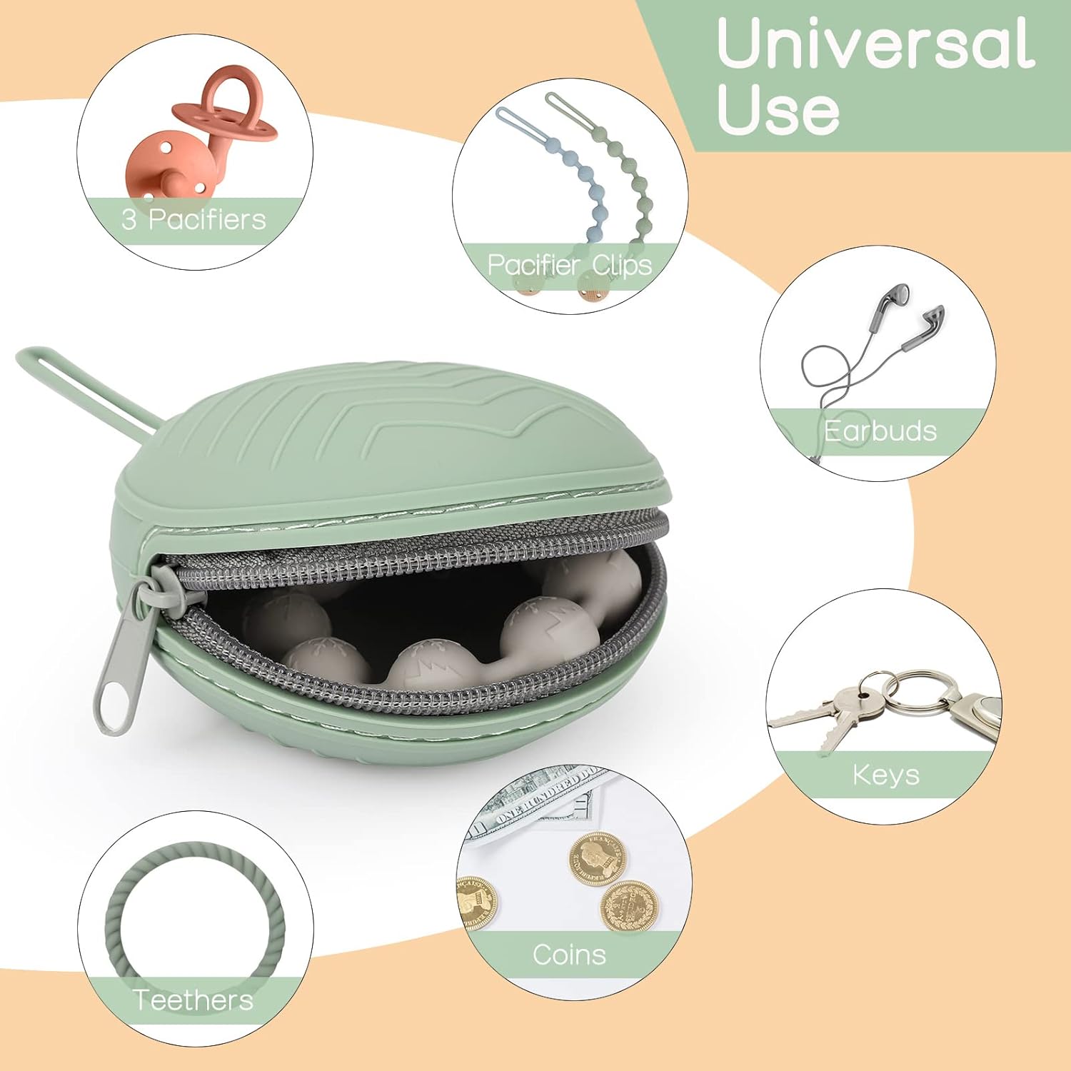 Multi Purpose Silicon Protective Storage Case 