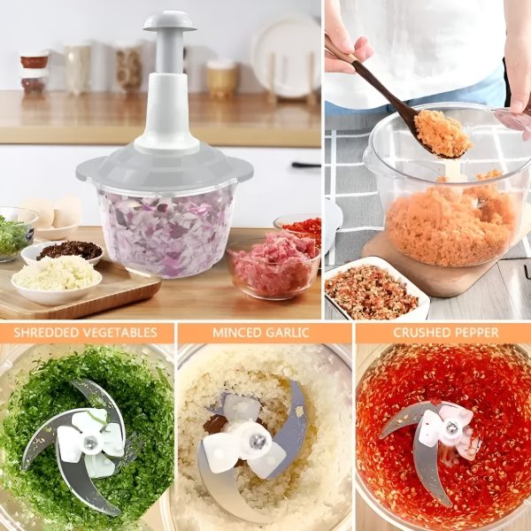 Multifunction Food Chopper 1.5L, Kitchen Accessories 