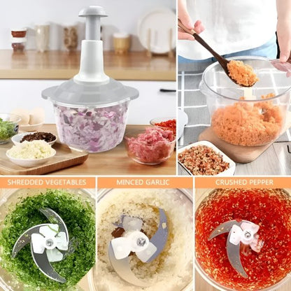 Multifunction Food Chopper 1.5L, Kitchen Accessories 