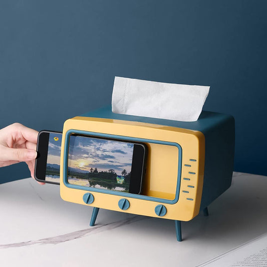 Multifunction TV Shape Napkin Storage Case