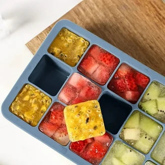 Multipurpose Silicone Ice Mold Tray with Lid, Kitchen Accessories 