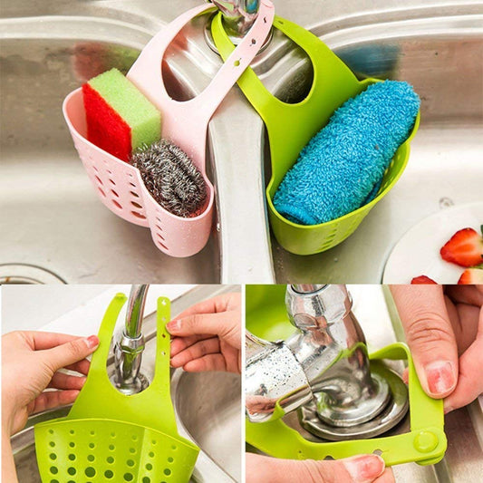 Multipurpose Silicone Sink Hanging Basket, Kitchen Accessories 