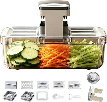 Multipurpose Vegetable Cutter – Chopper, Dicer & Drainer Kitchen Tool