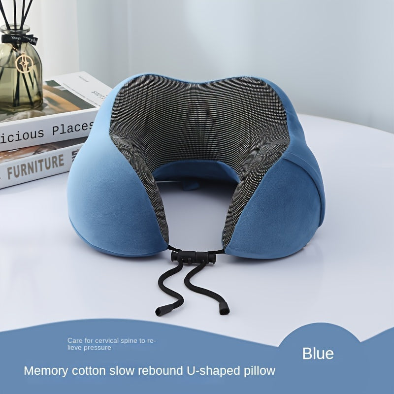 Neck Support Pillow for Airplane, Train and Car Travel