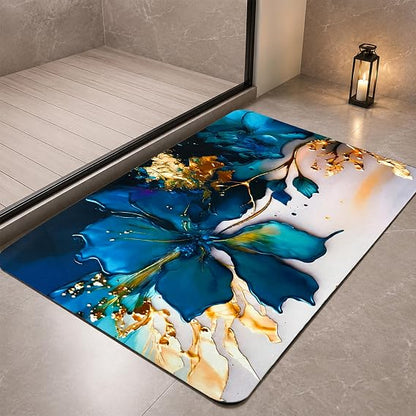 Non-Slip 3D Floor Mat – Absorbent Decorative Mat for Bathroom & Bedroom