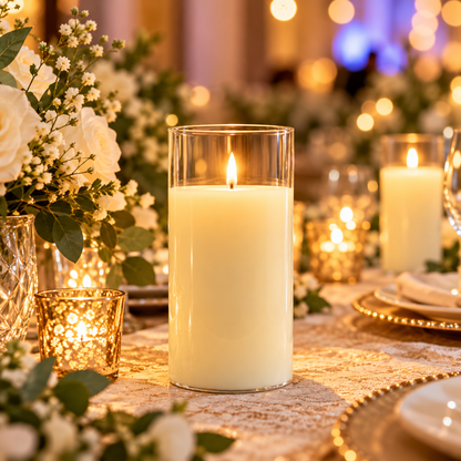 Pillar LED Candle – Elegant Home Decoration Light
