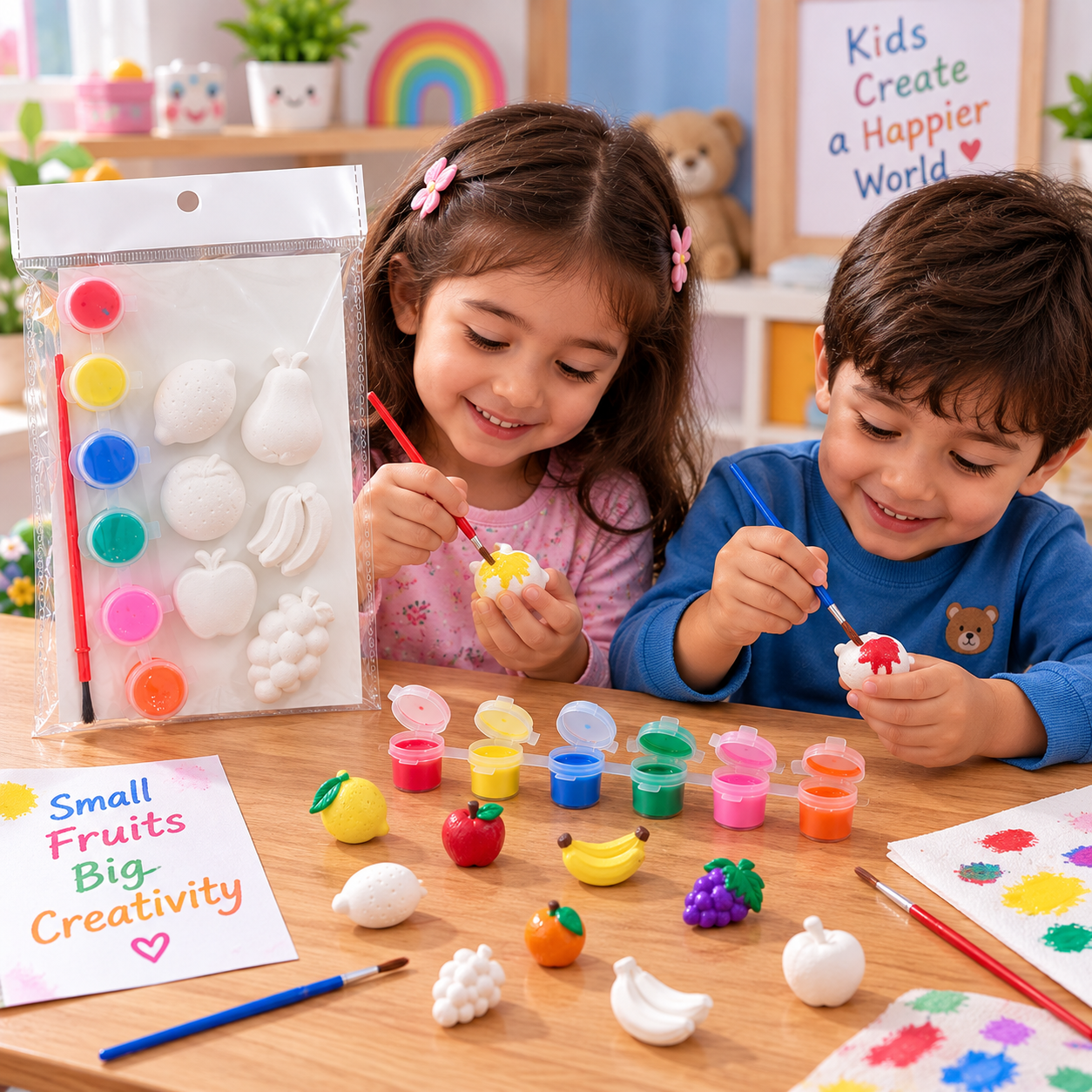Plaster Painting Kit for Kids – Fun DIY Craft Activity Set