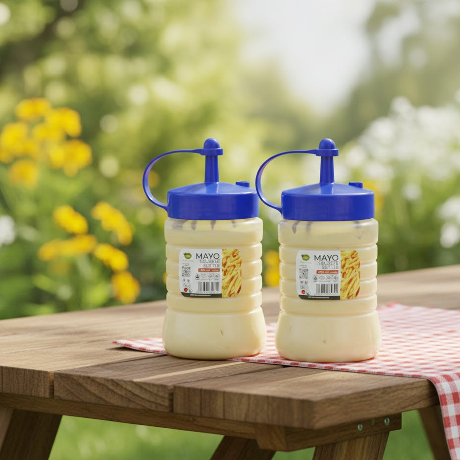 Plastic Sauce Dispenser Bottle – Perfect for Ketchup & Mayo, Home and Living