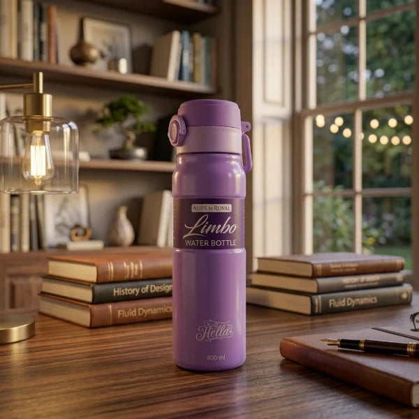 Portable Drinking Water Bottle for School, Office & Travel