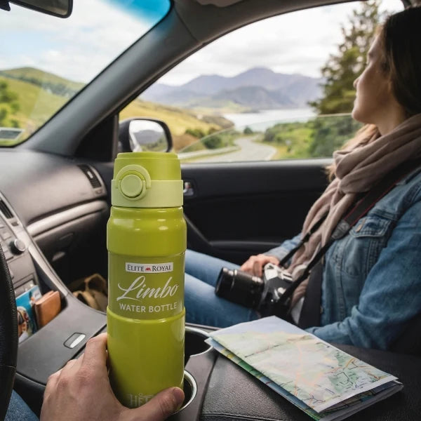Portable Drinking Water Bottle for School, Office & Travel