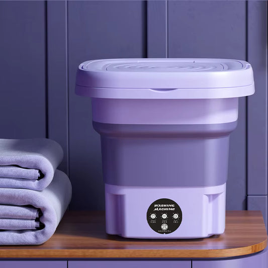Portable Foldable 8L Laundry Washer, Home and Living 
