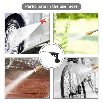 Portable Rechargeable Car Cleaning Pressure Gun, Home and Living 