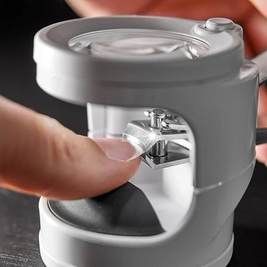 Precision Nail Cutter with Built-In Magnifying Glass
