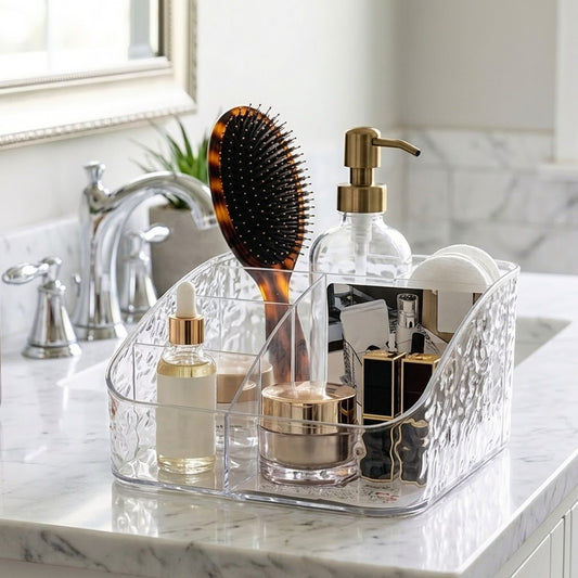 Prism Beauty Organizer with Multiple Storage Compartments