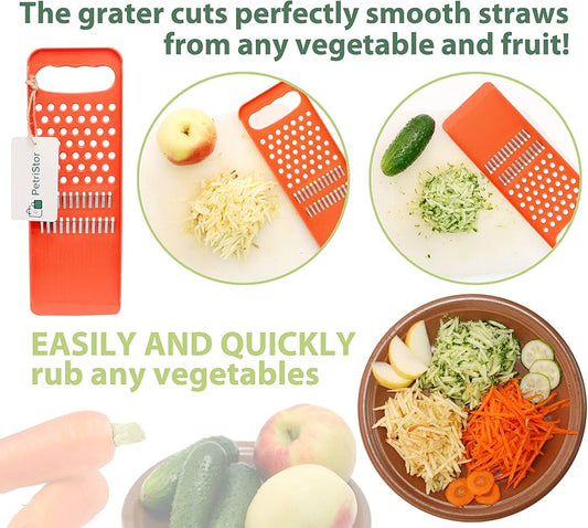 Professional Vegetable Julienne Grater: Durable, Lightweight & Easy to Use
